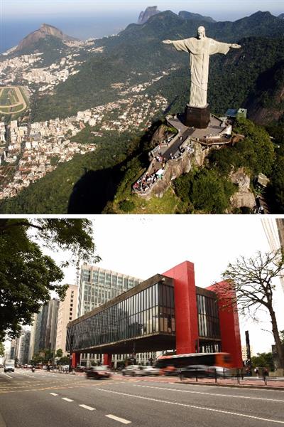 As cidades mais visitadas pelos norte-americanos são Rio de Janeiro e São Paulo