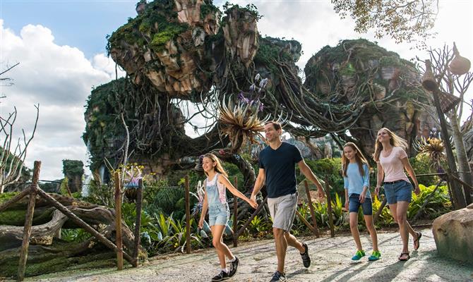 Área “Pandora – The World of Avatar” no Disney's Animal Kingdom em Orlando