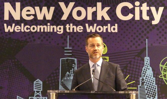 Fred Dixon, CEO da NYC & Company: visitantes internacionais são benvindos