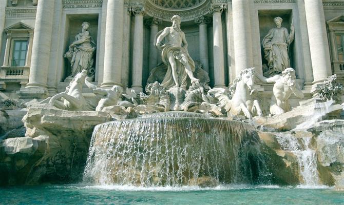 Fontana di Trevi, em Roma