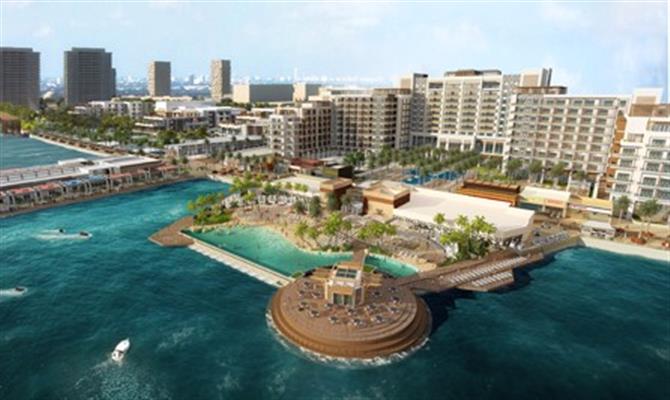 O empreendimento ficará localizado no sul da Ilha Yas, em Abu Dhabi