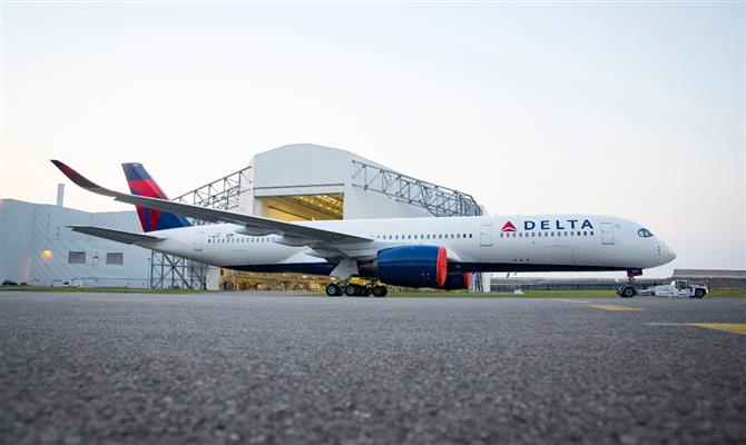 A350 da Delta voará pela primeira vez de Detroit a Tóquio no dia 30 de outubro.