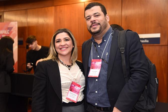 Anna Paula Cesari (WTC Events Center) e Eric Boulanger (Rio CVB)