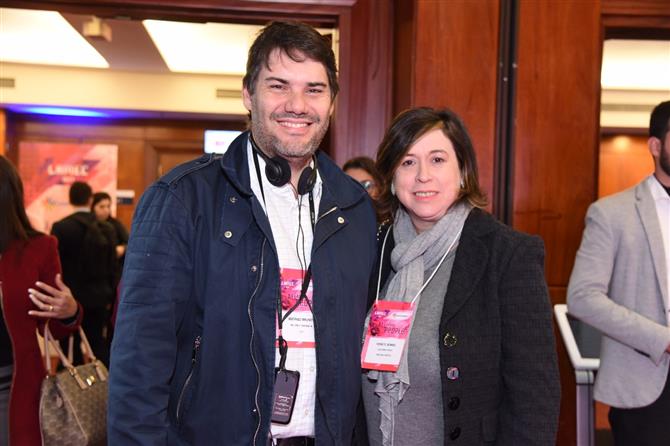Anna Paula Cesari (WTC Events Center) e Eric Boulanger (Rio CVB)