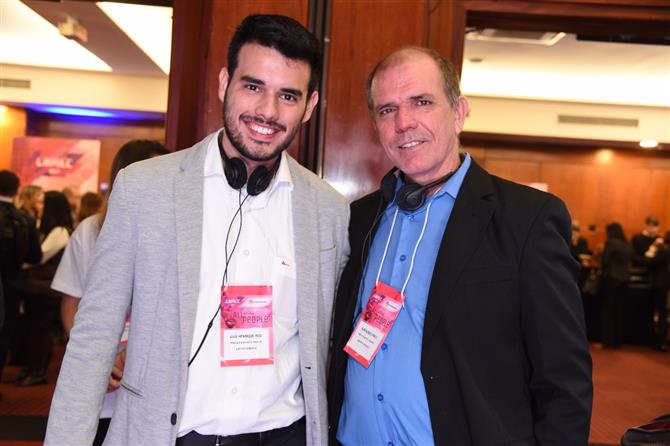 Anna Paula Cesari (WTC Events Center) e Eric Boulanger (Rio CVB)