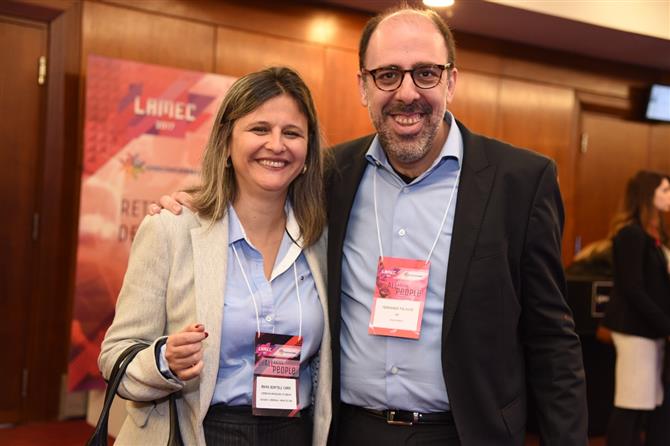Anna Paula Cesari (WTC Events Center) e Eric Boulanger (Rio CVB)