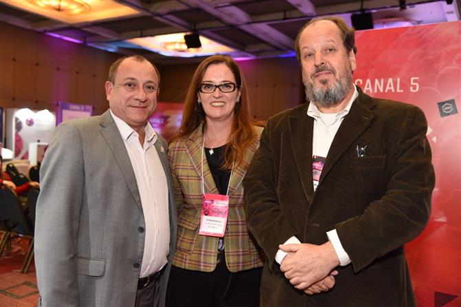 Anna Paula Cesari (WTC Events Center) e Eric Boulanger (Rio CVB)