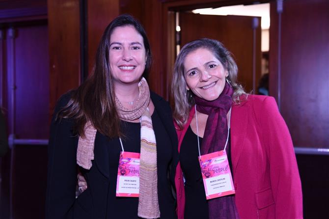 Anna Paula Cesari (WTC Events Center) e Eric Boulanger (Rio CVB)