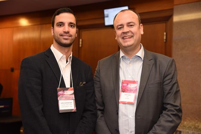 Anna Paula Cesari (WTC Events Center) e Eric Boulanger (Rio CVB)