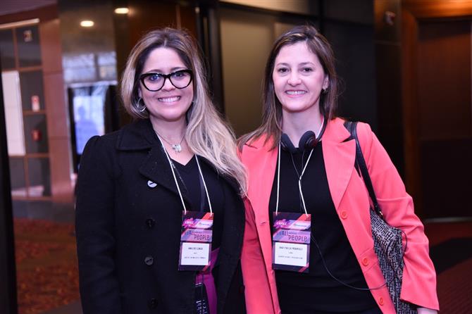 Anna Paula Cesari (WTC Events Center) e Eric Boulanger (Rio CVB)