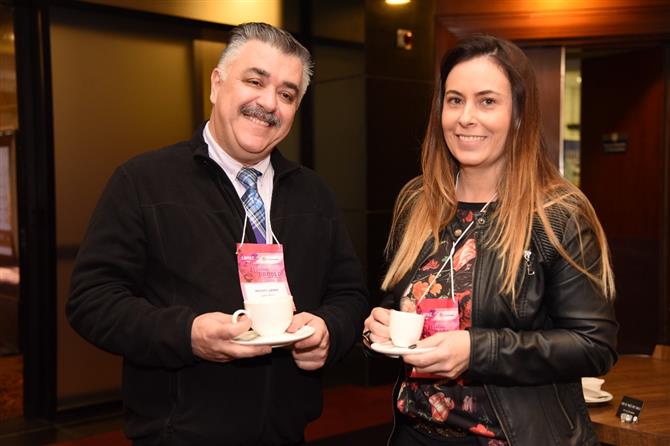 Anna Paula Cesari (WTC Events Center) e Eric Boulanger (Rio CVB)