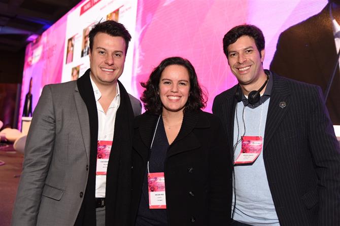 Anna Paula Cesari (WTC Events Center) e Eric Boulanger (Rio CVB)