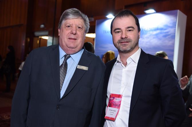Anna Paula Cesari (WTC Events Center) e Eric Boulanger (Rio CVB)