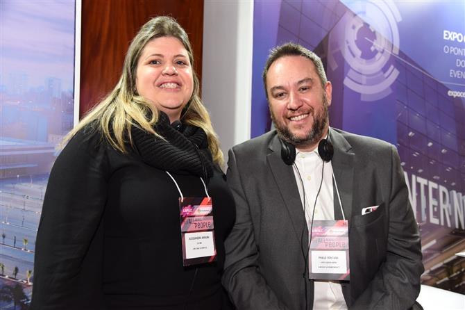 Anna Paula Cesari (WTC Events Center) e Eric Boulanger (Rio CVB)
