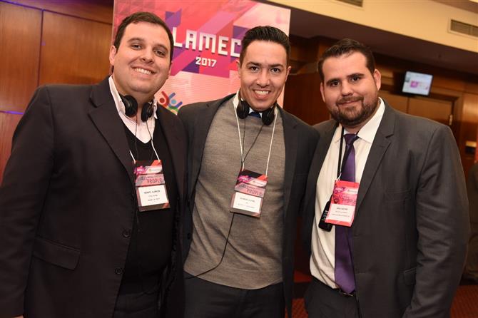 Anna Paula Cesari (WTC Events Center) e Eric Boulanger (Rio CVB)