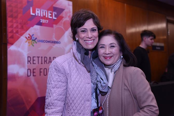 Anna Paula Cesari (WTC Events Center) e Eric Boulanger (Rio CVB)