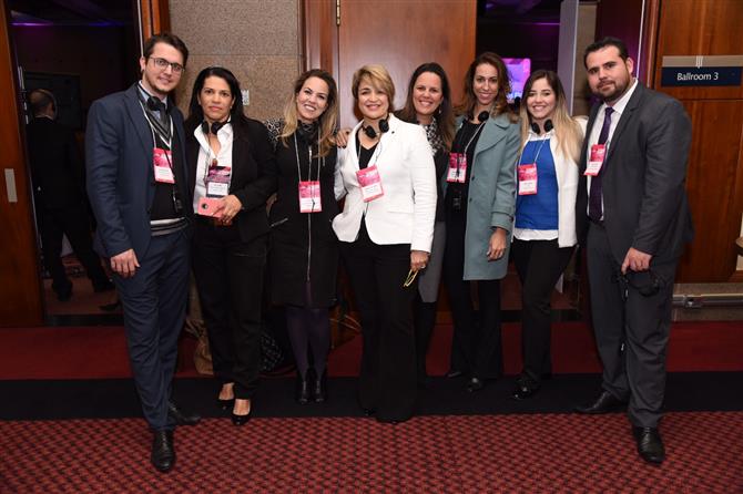 Anna Paula Cesari (WTC Events Center) e Eric Boulanger (Rio CVB)