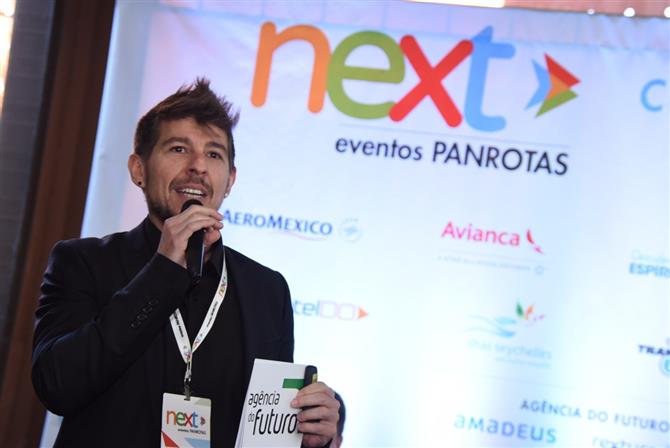 Wagner Wons, da Brasil Surf Trip, e Guilherme Avila, do Transamérica Hospitality Group