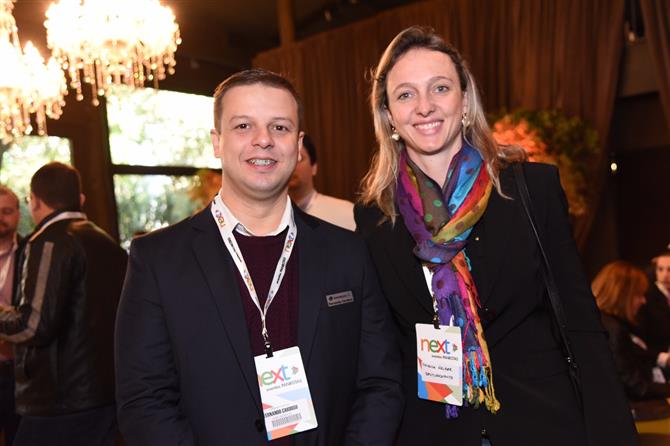 Wagner Wons, da Brasil Surf Trip, e Guilherme Avila, do Transamérica Hospitality Group