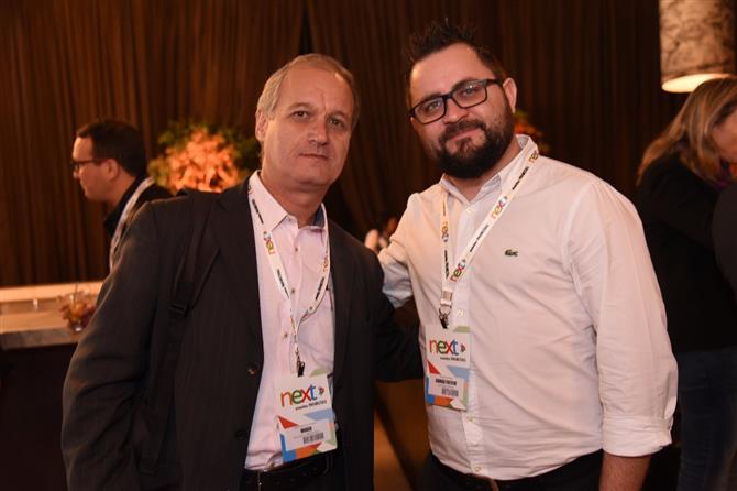 Wagner Wons, da Brasil Surf Trip, e Guilherme Avila, do Transamérica Hospitality Group