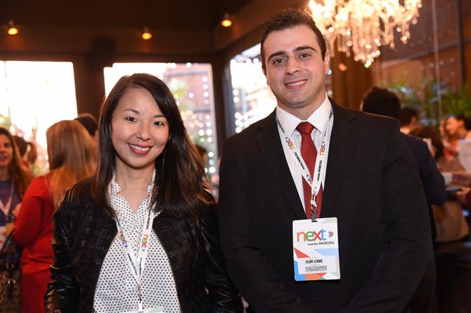 Wagner Wons, da Brasil Surf Trip, e Guilherme Avila, do Transamérica Hospitality Group