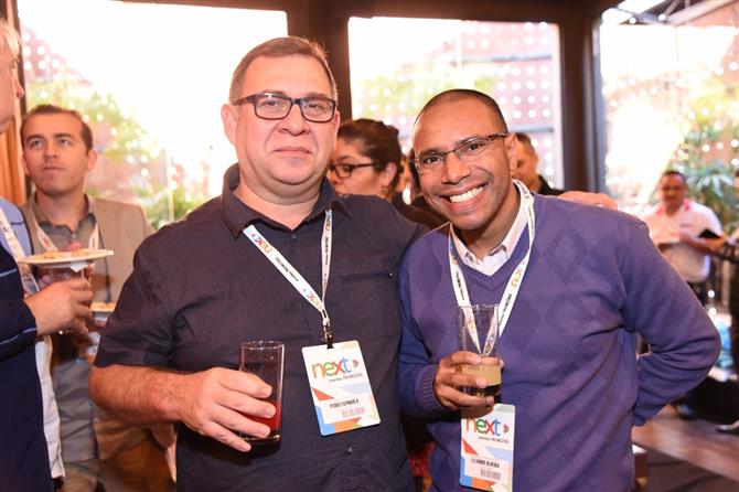 Wagner Wons, da Brasil Surf Trip, e Guilherme Avila, do Transamérica Hospitality Group