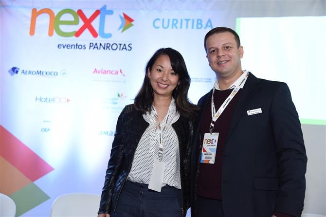 Wagner Wons, da Brasil Surf Trip, e Guilherme Avila, do Transamérica Hospitality Group