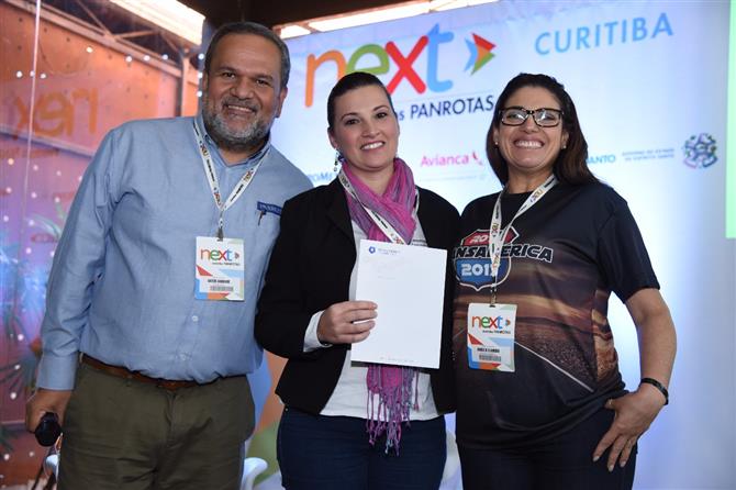 Wagner Wons, da Brasil Surf Trip, e Guilherme Avila, do Transamérica Hospitality Group