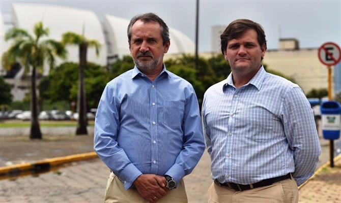 Roberto de Oliveira e Juan Horácio Djedjeian, diretores da Inframérica
