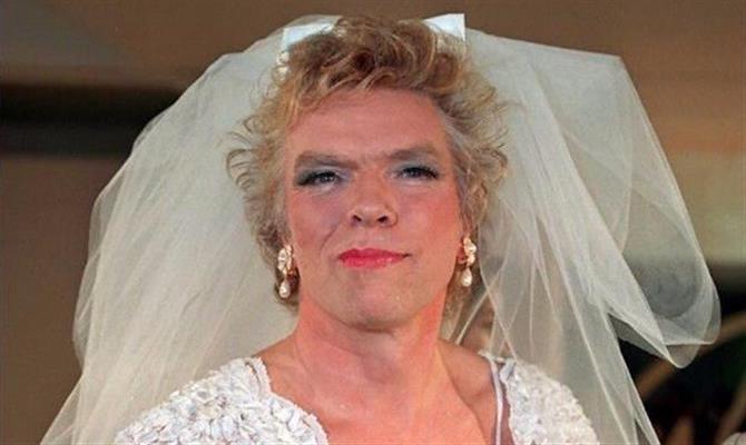Richard Branson vestido de noiva