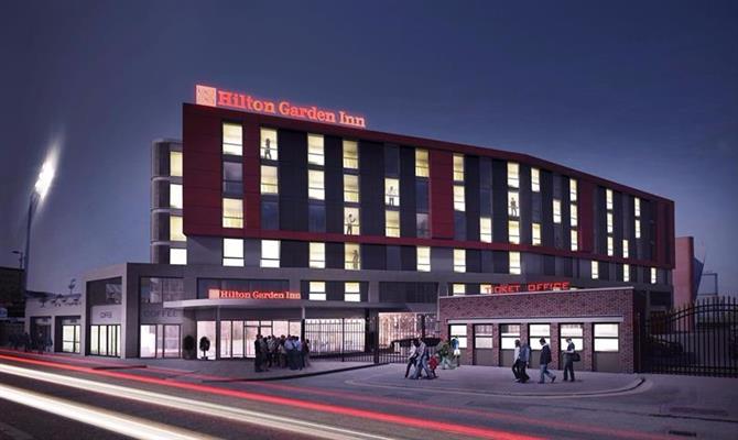 O próximo a ser inaugurado: Hilton Garden Inn Manchester Emirates Old Trafford