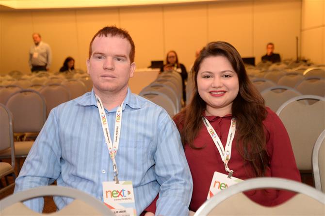 Artur Andrade, da PANROTAS, Airton Cabral Jr., da secretaria de Turismo de Fortaleza, e Jackey Guimarães, da Costa Verde Turismo