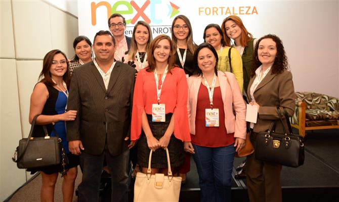 Ernani Silva, da Ernanitur, Erick Vasconcelos, da Secretaria de Turismo de Fortaleza, Guillermo Alcorta, da PANROTAS, e Rodrigo Pereira, também da Secretaria de Turismo de Fortaleza