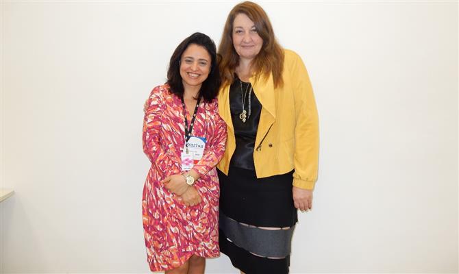 Magda Nassar e a CEO do Braztoa, Monica Samia, levantaram a necessidade de se utilizar de experiências para vender Turismo