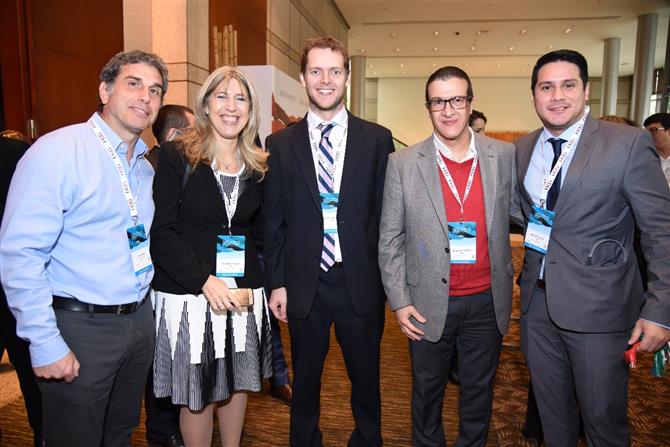 Jaime Vial (HRG Chile), Angeles Yugdar, Ignacio Labourdette, Mauricio Coelho e Xavier Eduardo (todos da HRG)