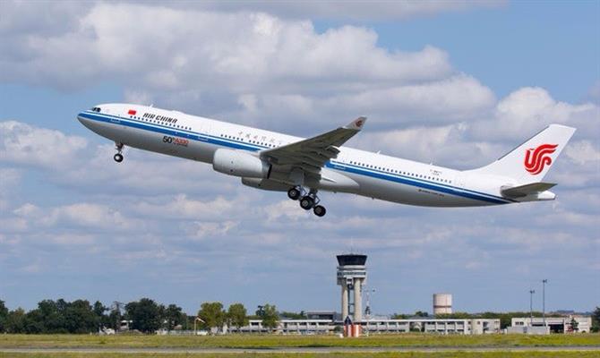 Air China recebeu quatro novas aeronaves em agosto