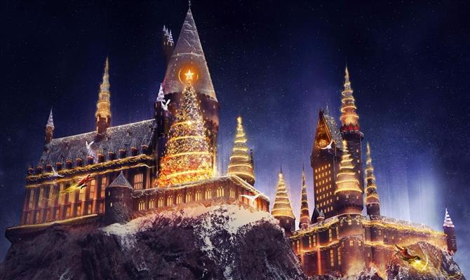 O castelo de Hogwarts vai ficar com essa cara no fim de ano