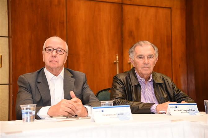 Francisco Leme da Silva (Jet Stream) e Afranio Lage Filho (Aeroturismo)