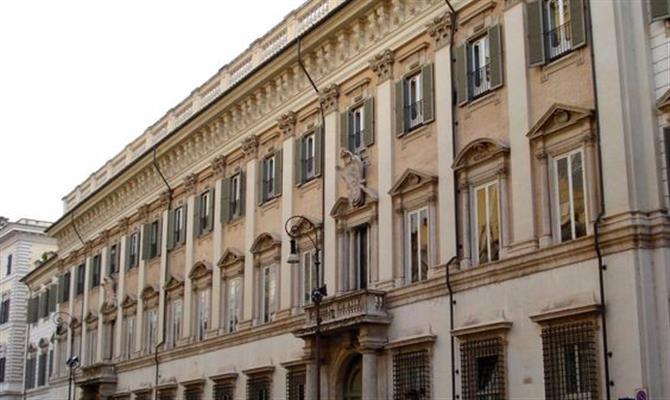 Fachada do palácio foi totalmente restaurada pelo arquiteto Bernini