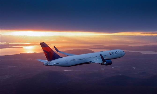 Delta subiu para a primeira posição entre as companhias aéreas globais dos EUA