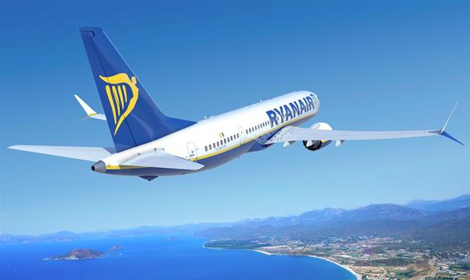 Ryanair registra 100 milhões de passageiros a menos em 2020, em comparação com 2019