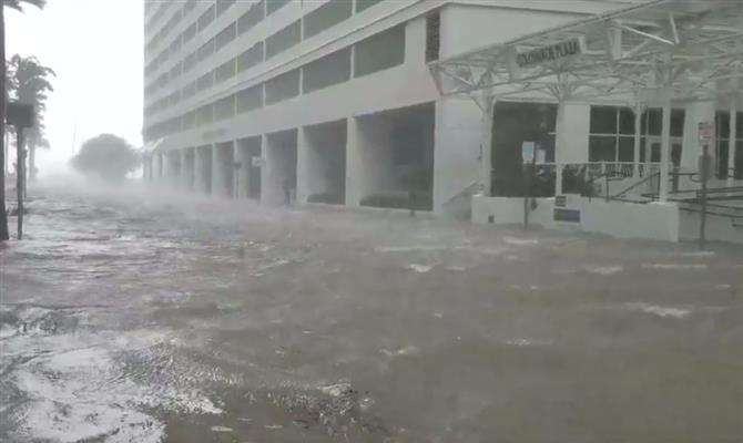A cidade de Miami é uma das mais afetadas pelo Irma