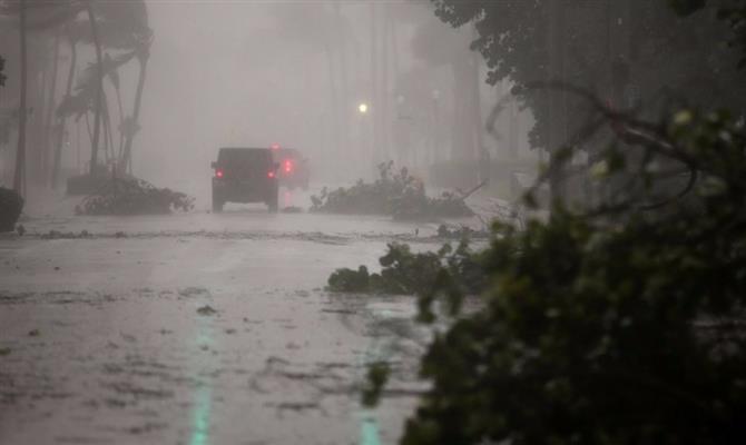 Furacão Irma causou inundação em Miami
