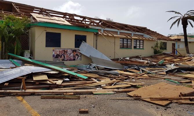 Anguilla sofreu efeitos devastadores do furacão Irma