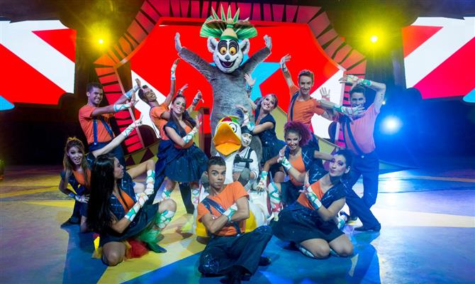 Beto Carrero levará show com os personagens de Madagascar ao evento