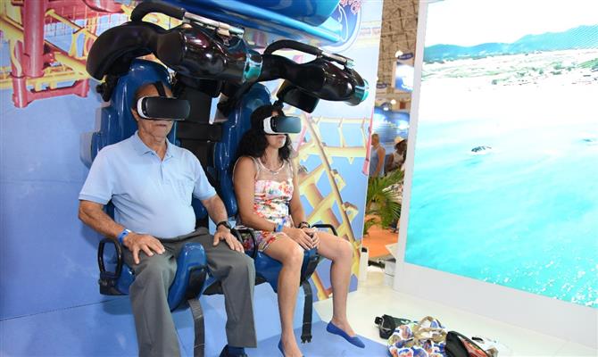 Óculos de realidade virtual já são uma das alternativas mais atraentes na hora de promover de destinos e atrações em grandes eventos