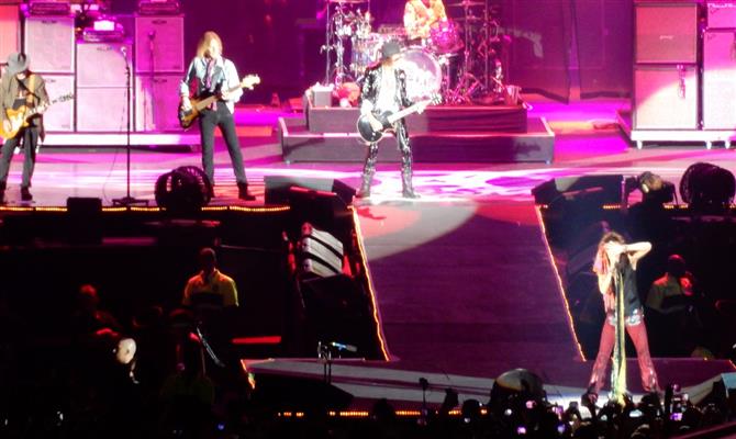 Show do Aerosmith foi a primeira etapa da ação da consolidadora