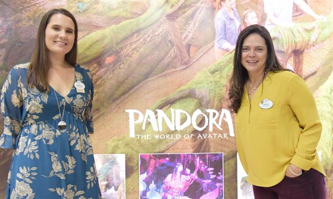 Gabriela Delai e Paula Hall explicaram as novidades da Disney na Abav 2017/18: Disneyland Paris e novo canal de vendas para o Brasil