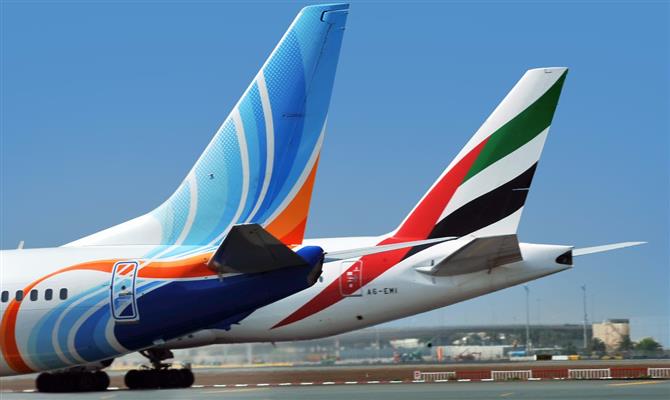 Flydubai e Emirates estão entre as companhias da região