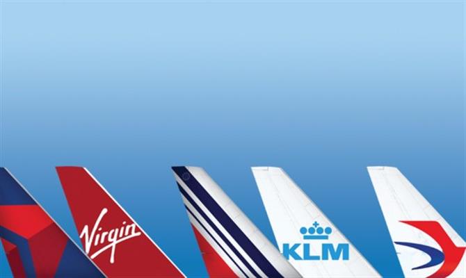 Delta, Virgin Atlantic, Air France, KLM e China Eastern: parceiras na Skyteam e agora em composição acionária